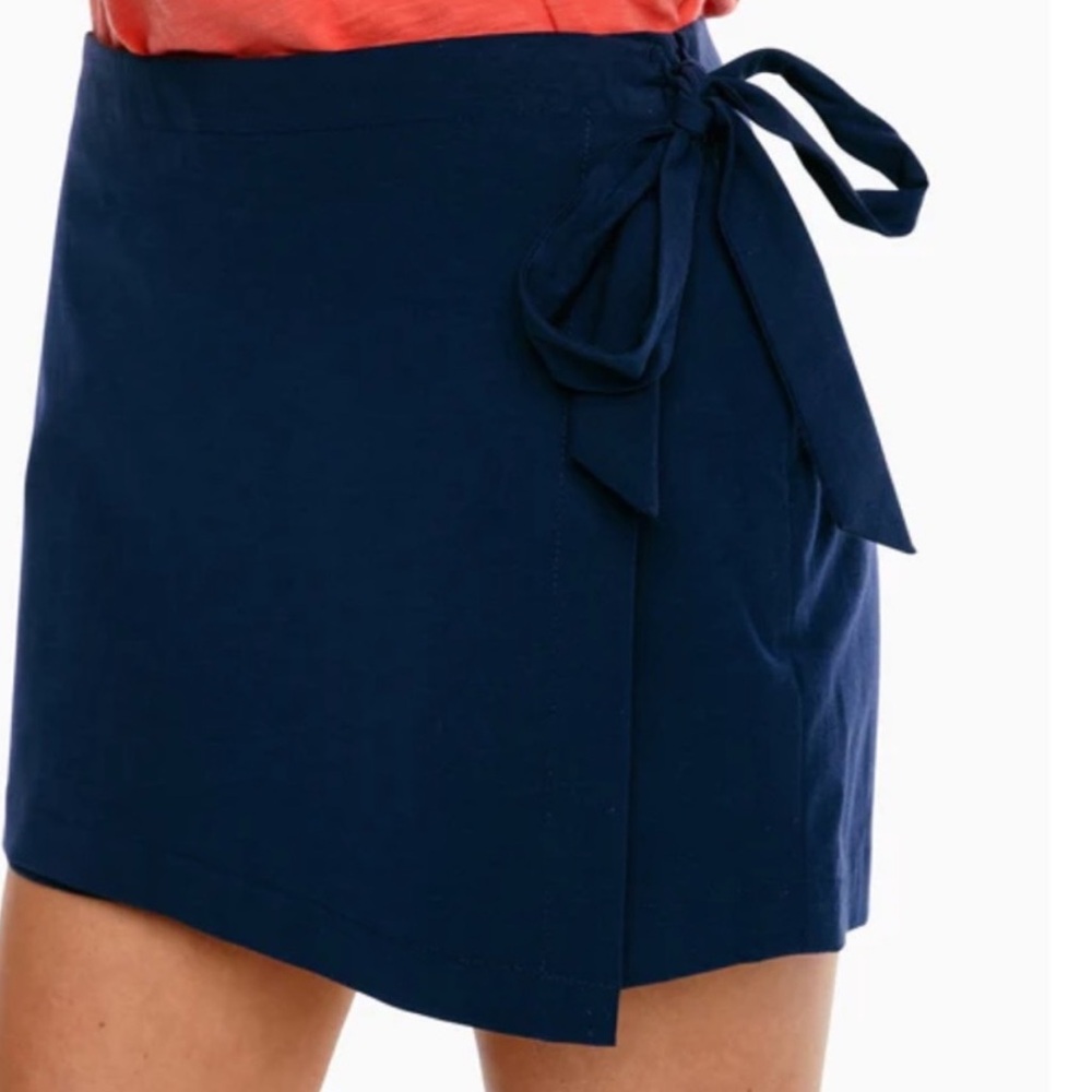Southern Tide Jourdan Performance Skort Nautical Navy Blue Size 10 - Picture 2 of 16